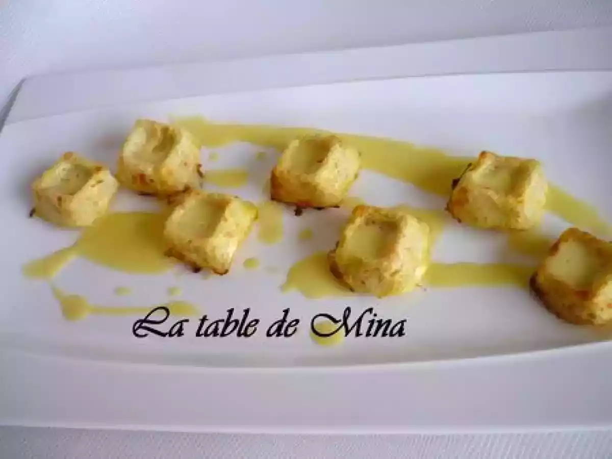 Flans poireaux surimi, sauce hollandaise - photo 2