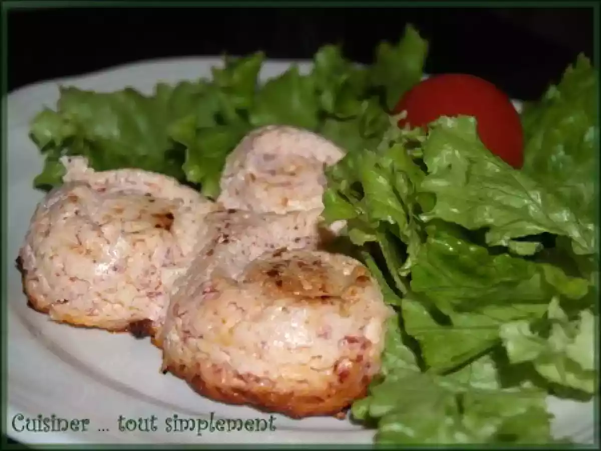 Flans Ricotta, Parmesan et Chorizo