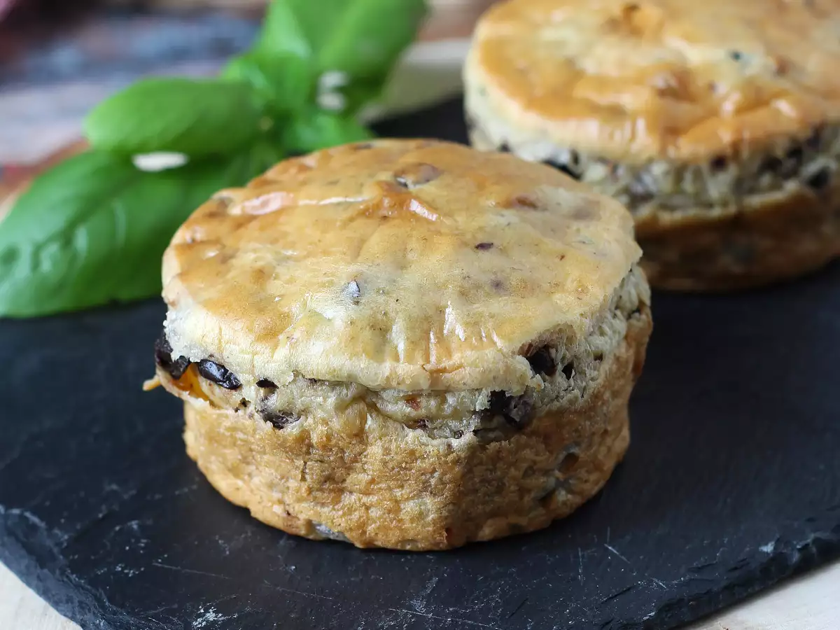 Flans salés aux olives et fromage frais au air fryer - photo 3