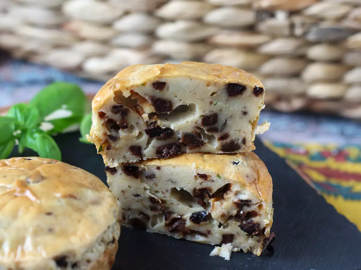 Flans salés aux olives et fromage frais au air fryer - photo 4