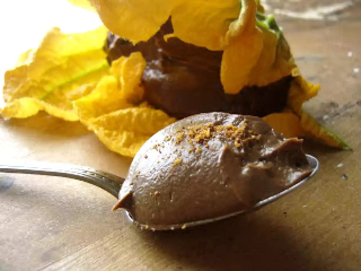 Fleur de pâtisson chocolat et piment d'Espelette