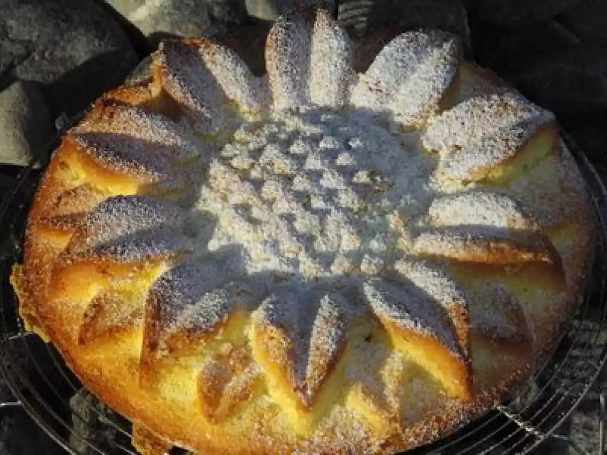 Fleur de savoie (recette Kitchenaid) et son coulis de fraise