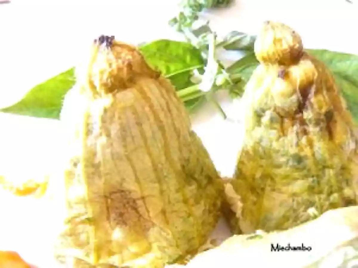 Fleurs de courge farcies....... la recette de Mémé ! - photo 2