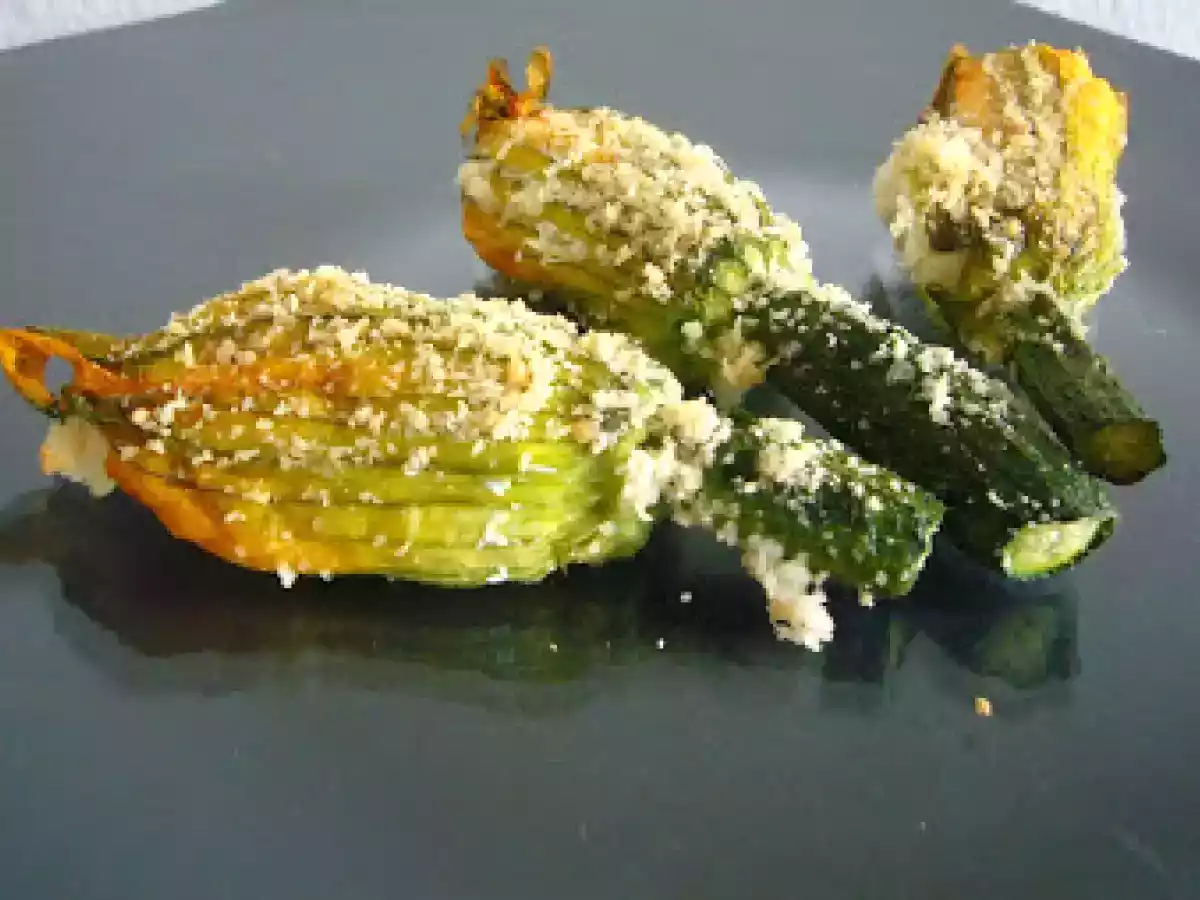Fleurs de courgettes à la ricotta
