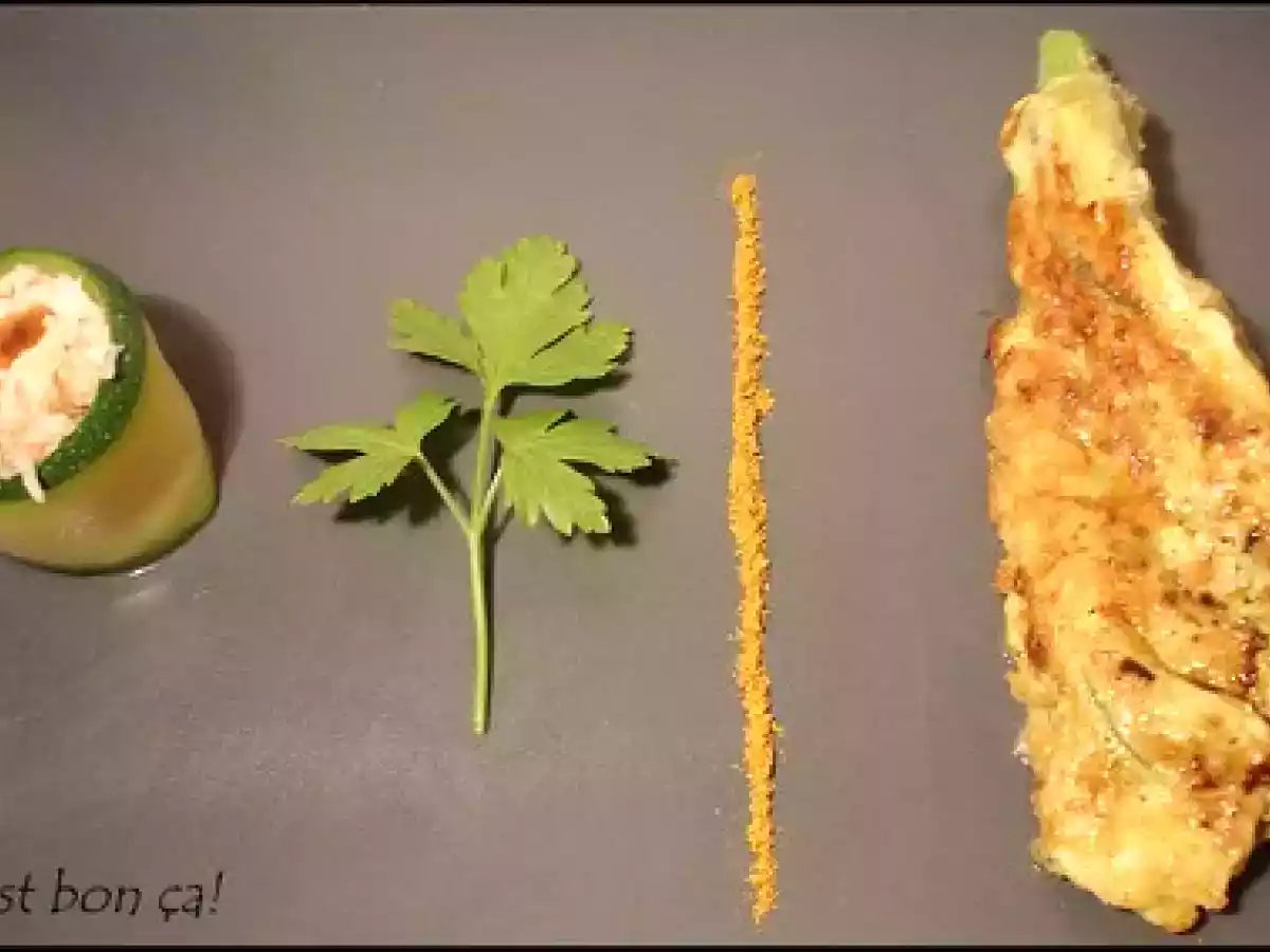 Fleurs de courgettes farcies au crabe - photo 2