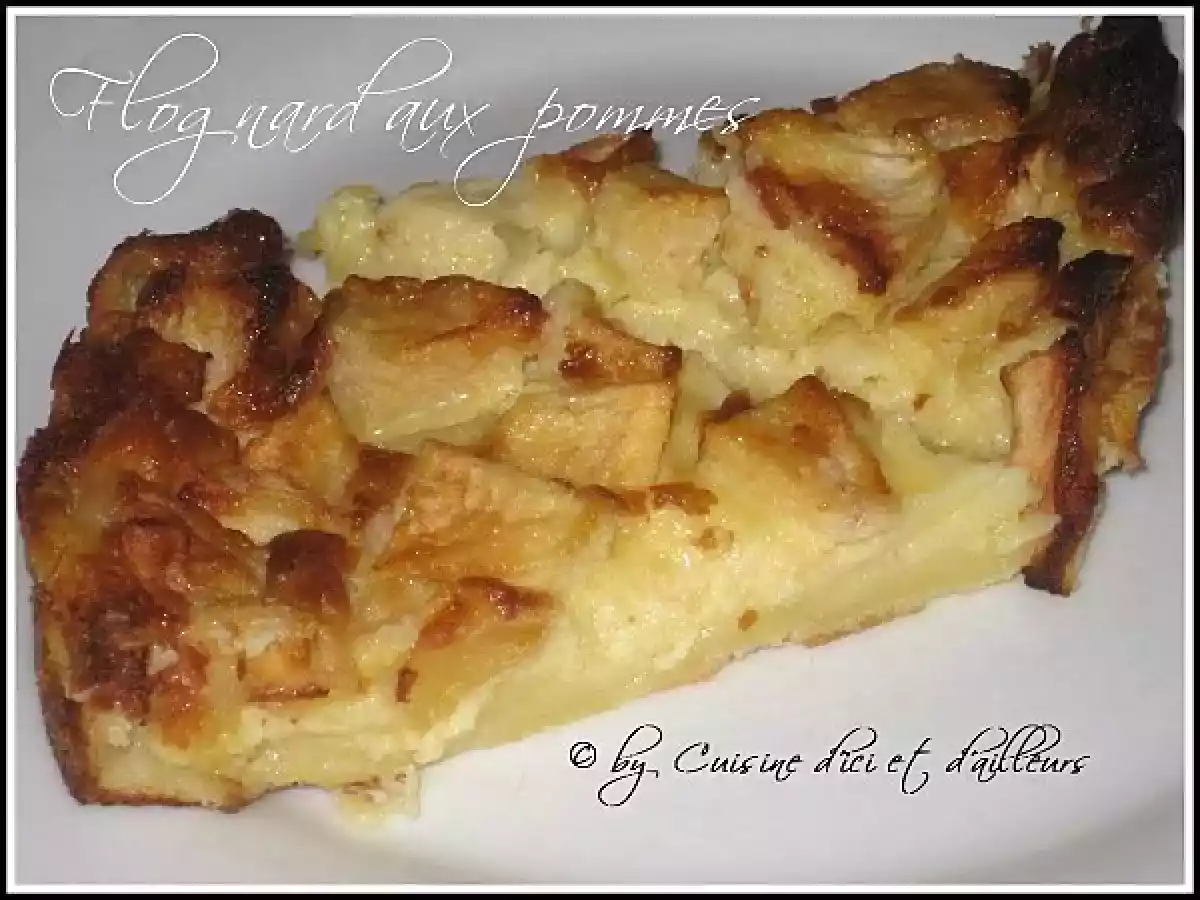 Flognarde aux pommes