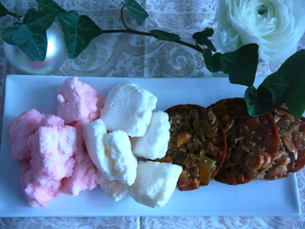 Florentins, Shortbreads et Fudge au chocolat, rhum et noix de cajou