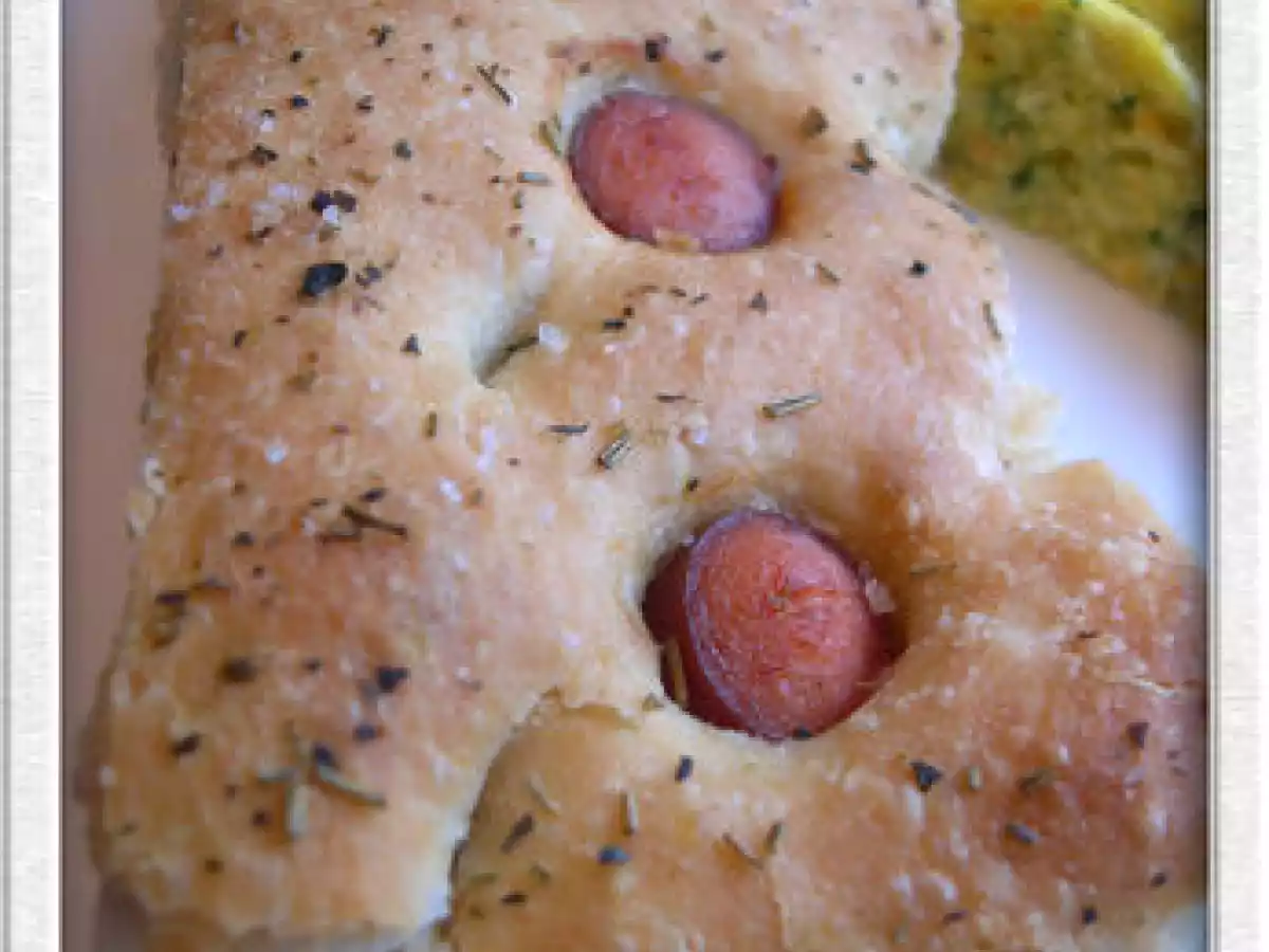 Focaccia au thym et à la fleur de Sel