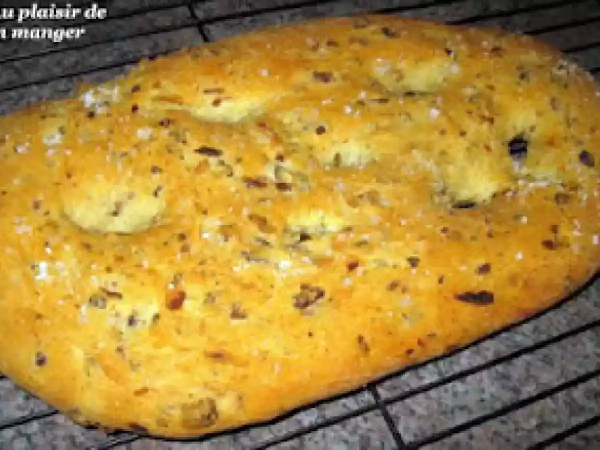 Focaccia aux oignons rôtis et à la pancetta - photo 2