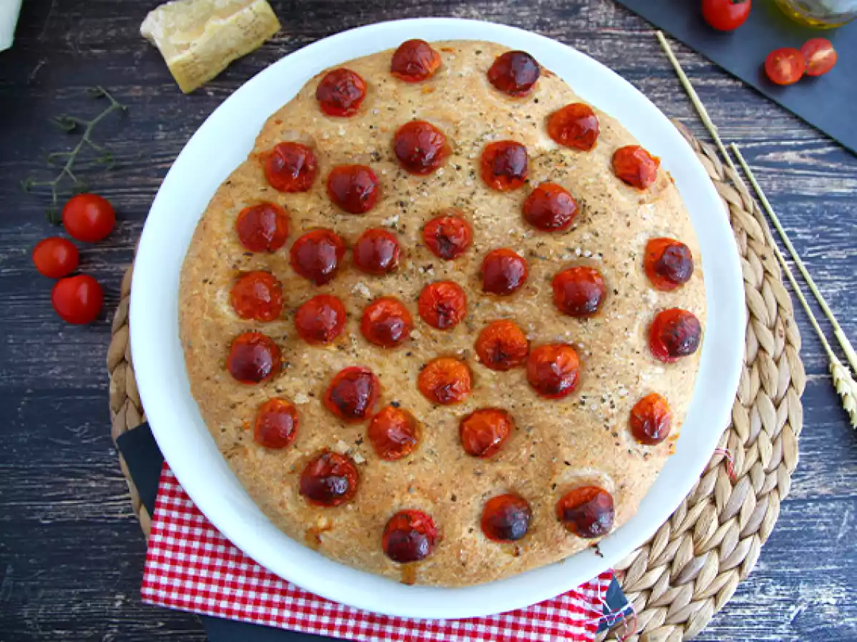 Focaccia aux tomates cerises - photo 5