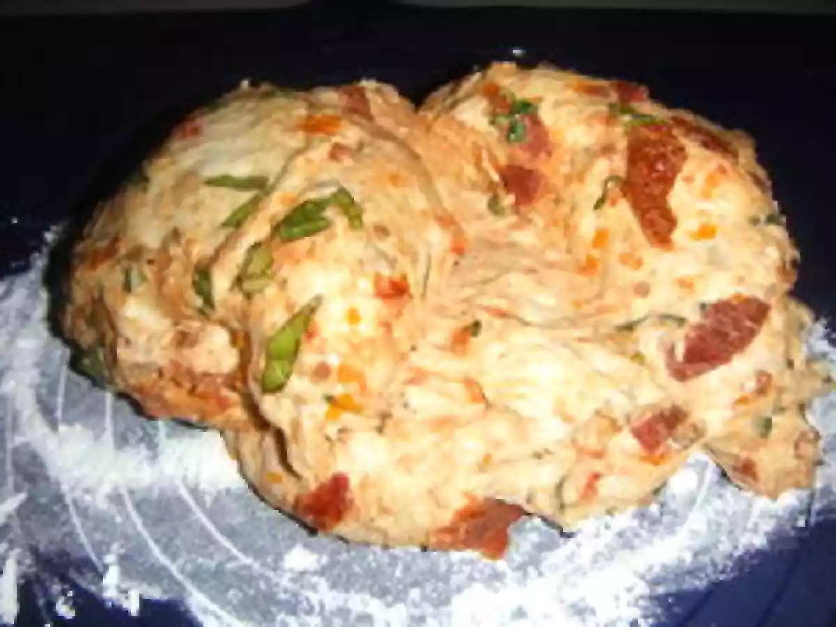 Focaccia aux tomates cerises et au basilic - photo 2