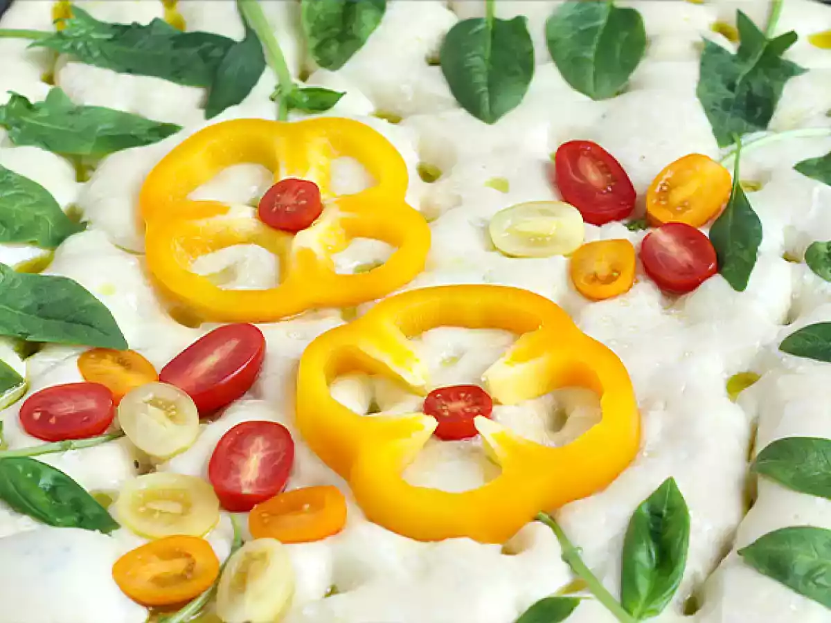 Focaccia fleurie - focaccia art - photo 3