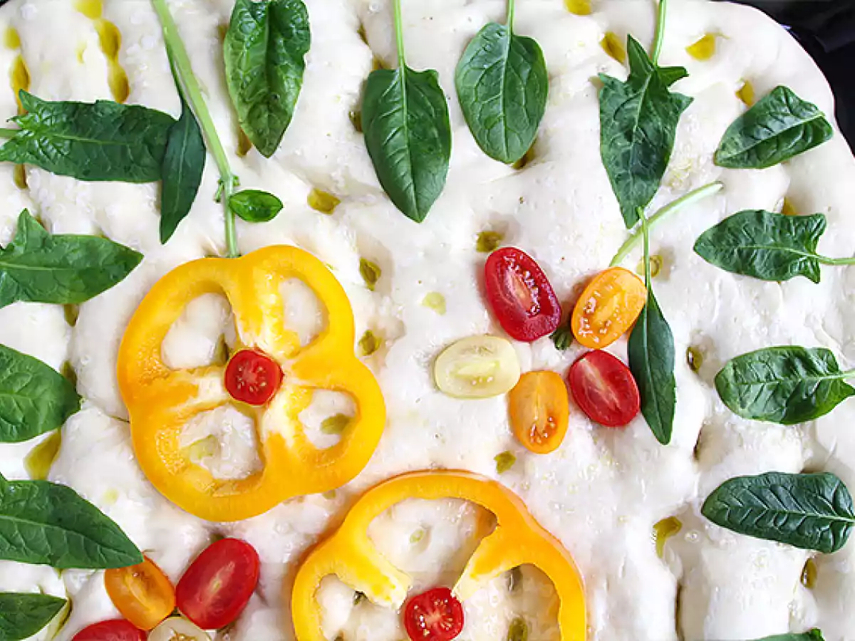 Focaccia fleurie - focaccia art - photo 7