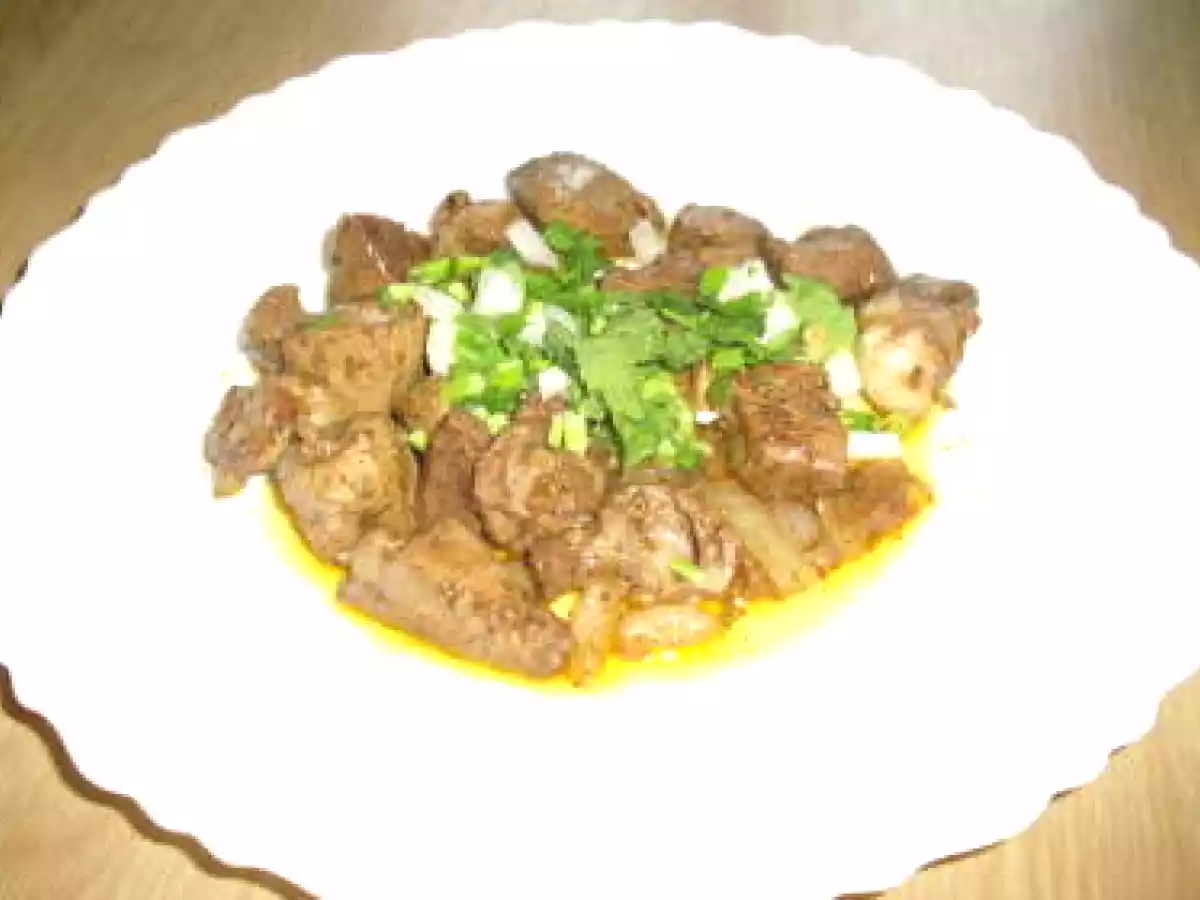 Foie d'agneau aux épices