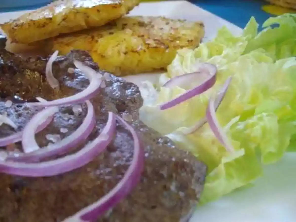 Foie de Broutard aux oignons rouge et ananas grillé - photo 3