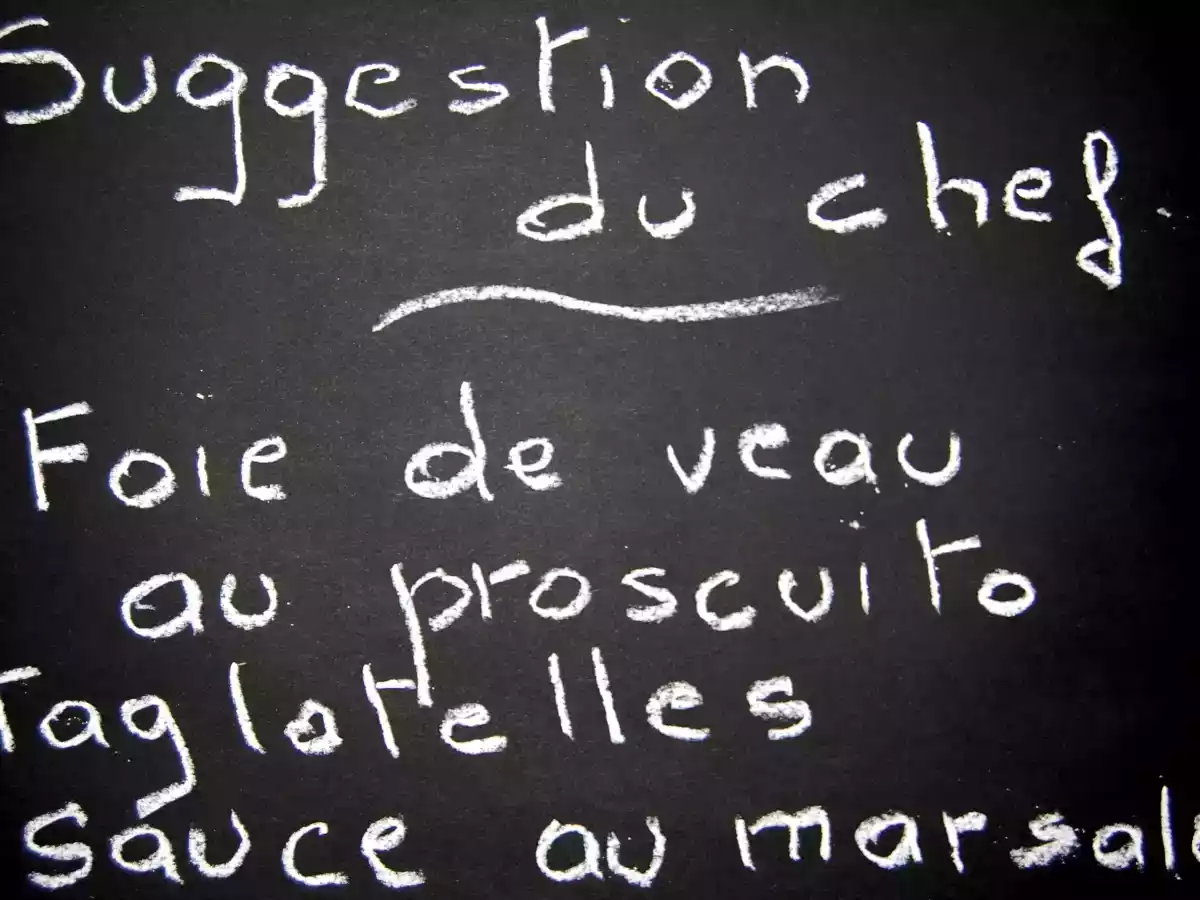 Foie de veau au proscuito, sauce marsala, tagliatelles aux champignons