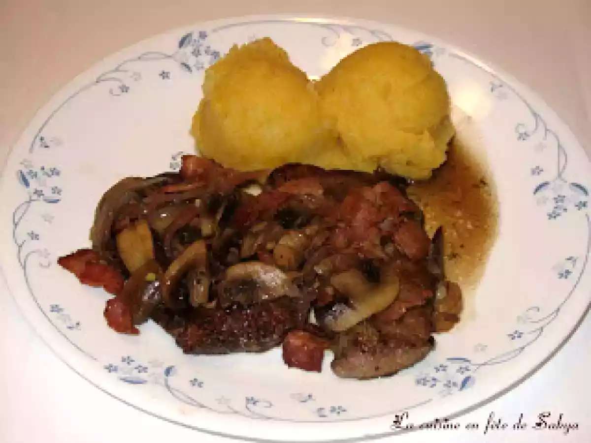 Foie de Veau poêlé au vinaigre Balsamique