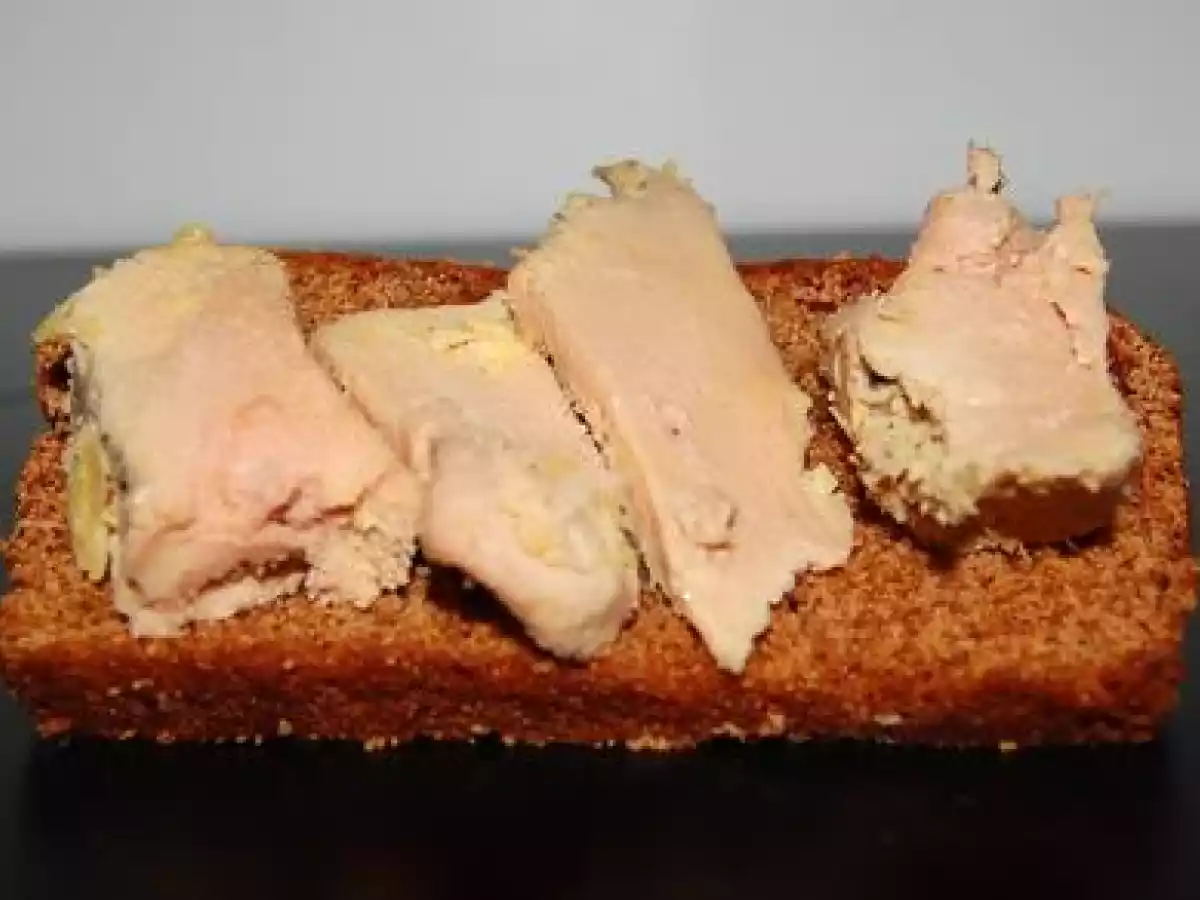 Foie gras au micro ondes ou Thierry Marx est génial, de pain d'épices maison