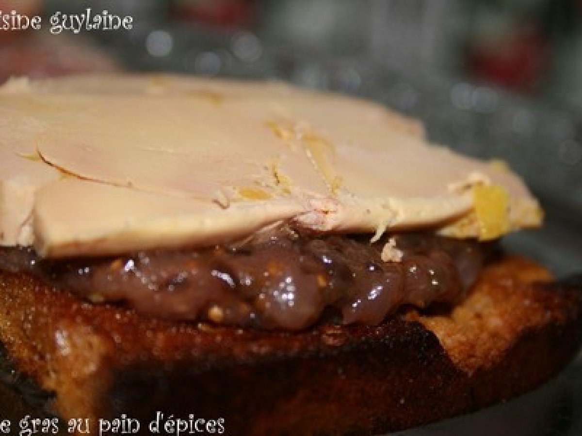 Recette de foie gras au pain d'épices et oignons