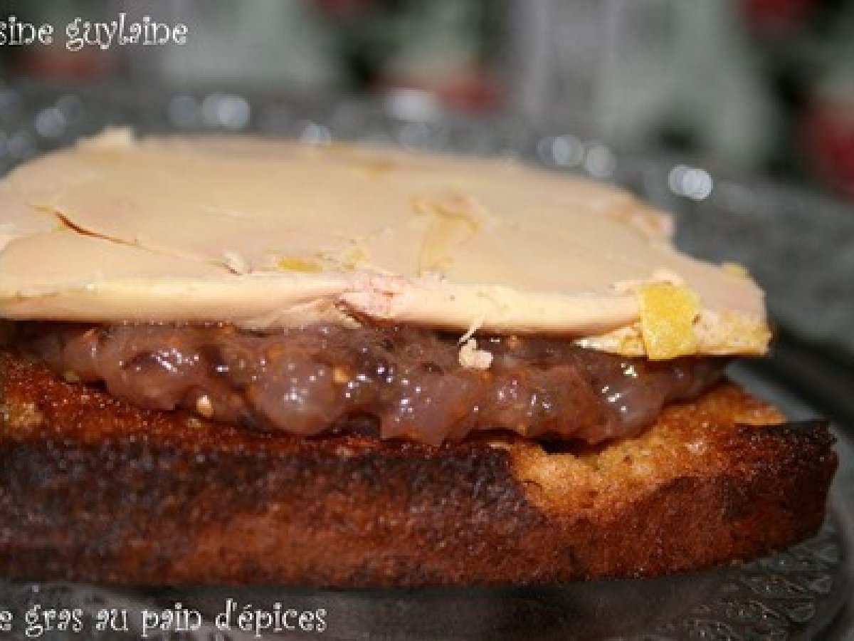 Toast Foie Gras Pain D'épice Confit D'oignon Recette de foie gras au pain d'épices et oignons
