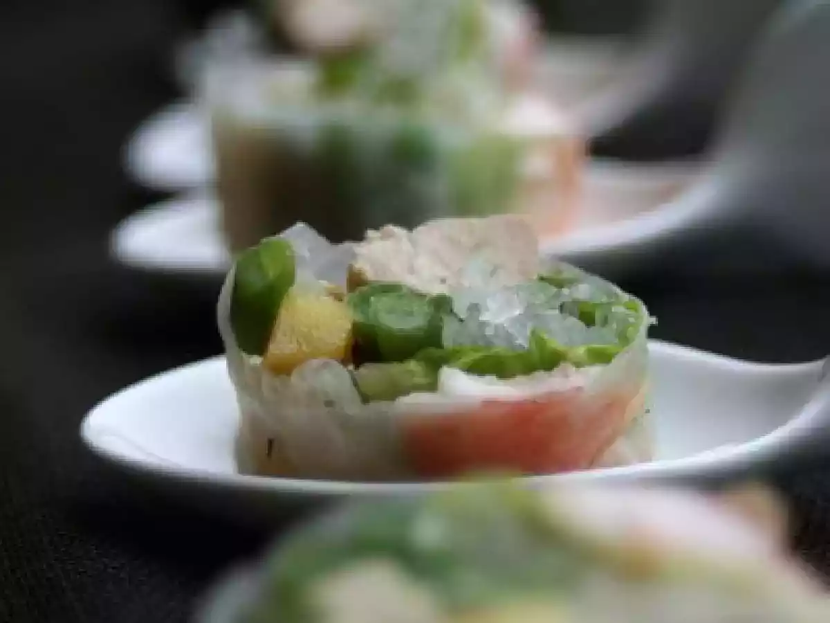 Foie gras et mangue pour un rouleau de printemps festif - photo 2