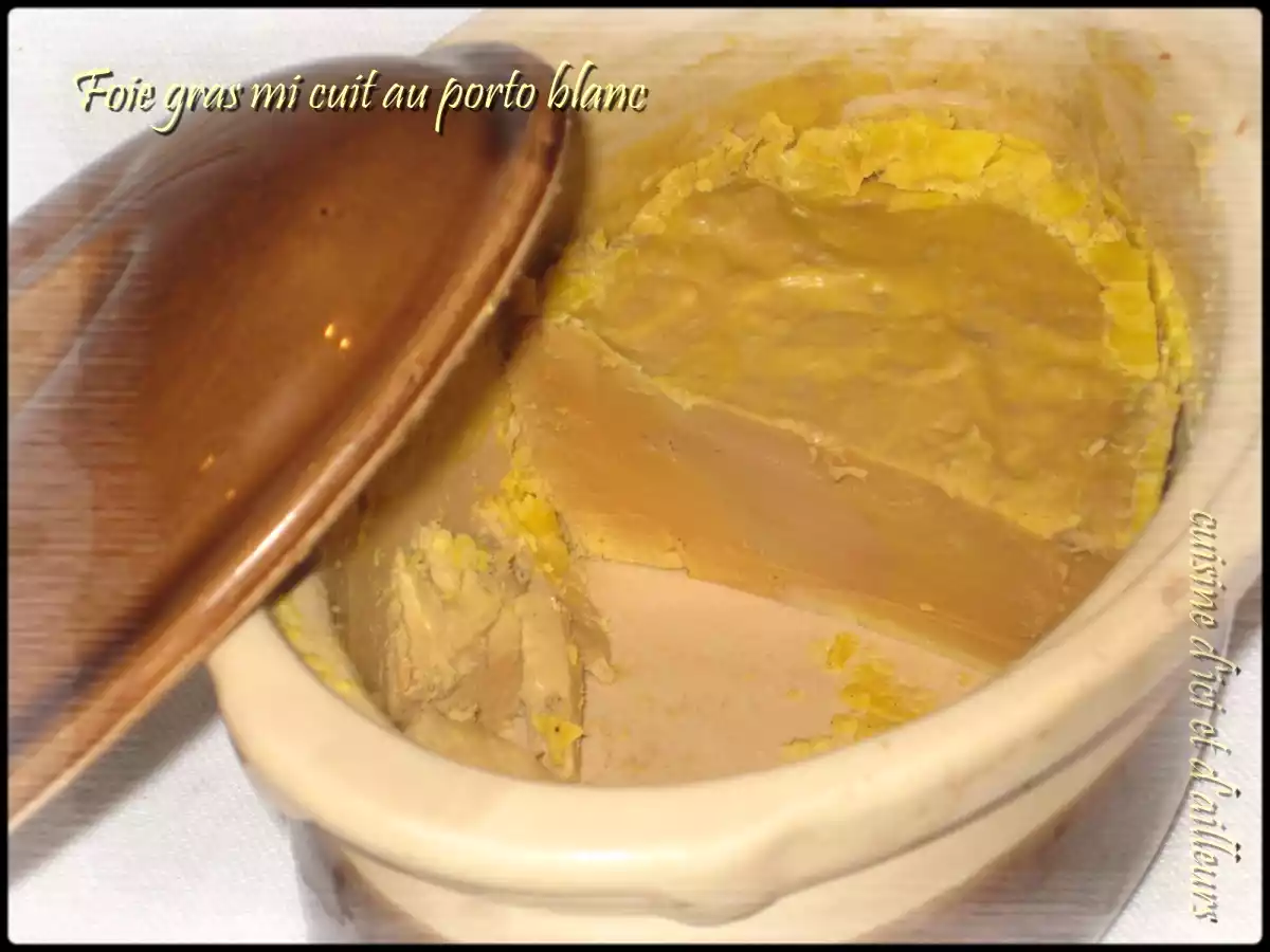 Foie Gras mi cuit au porto Blanc
