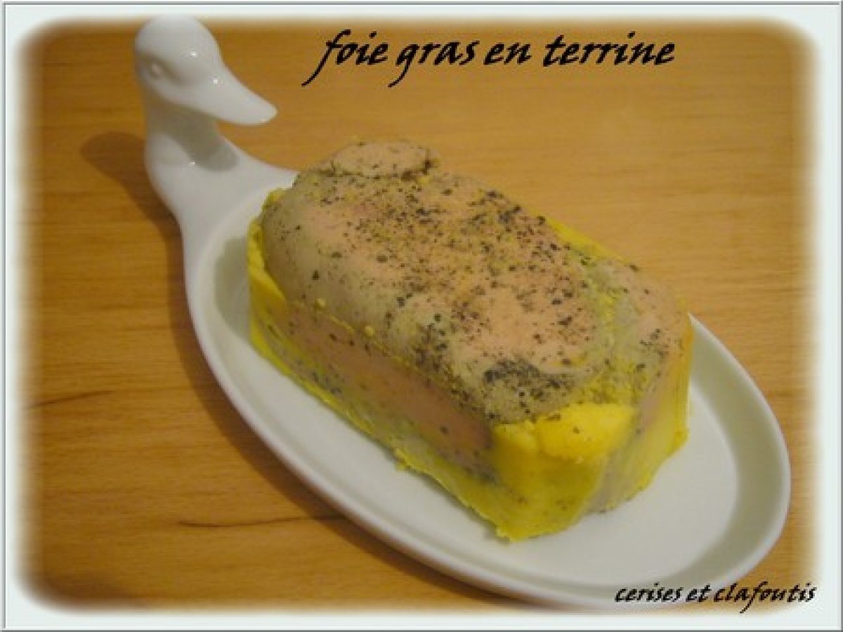 Foie gras micuit en terrine Recette Ptitchef