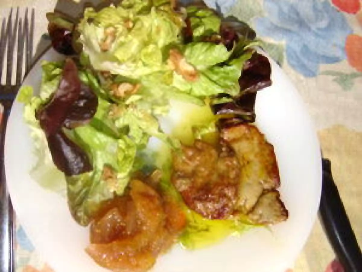 Foie gras poêlé au chutney de figues (repas dominical partie I)