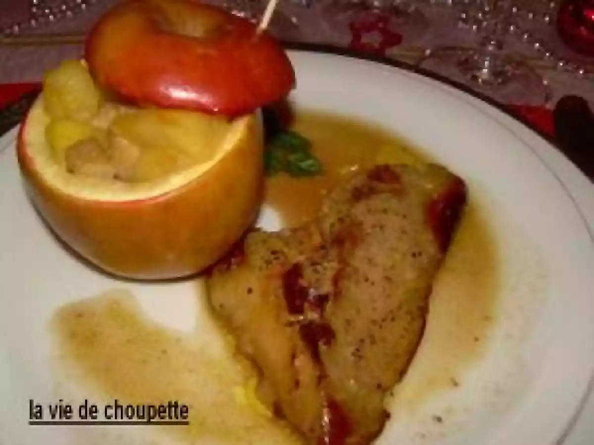 FOIE GRAS POÊLE AU CIDRE