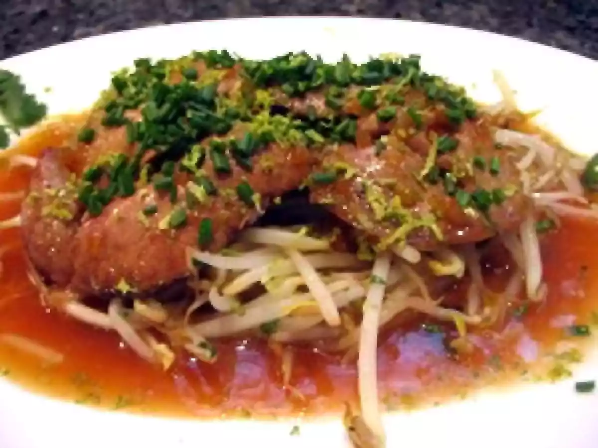 Foies de lapin au caramel de soja et citron vert de Robuchon et Jacques Cagna - photo 3