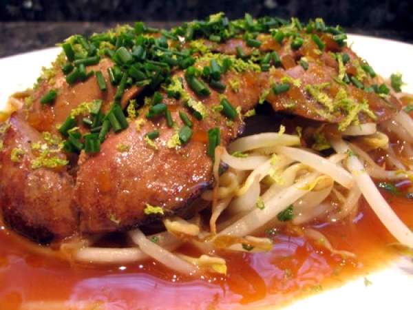 Foies De Lapin Au Caramel De Soja Et Citron Vert De Robuchon Et