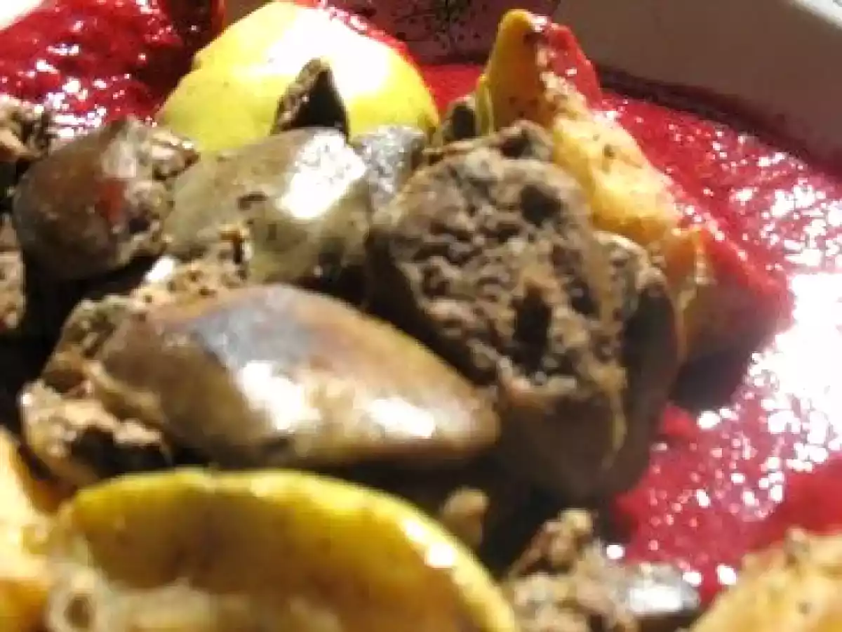 Foies de volaille à la polonaise / W?tróbka drobiowa po polsku