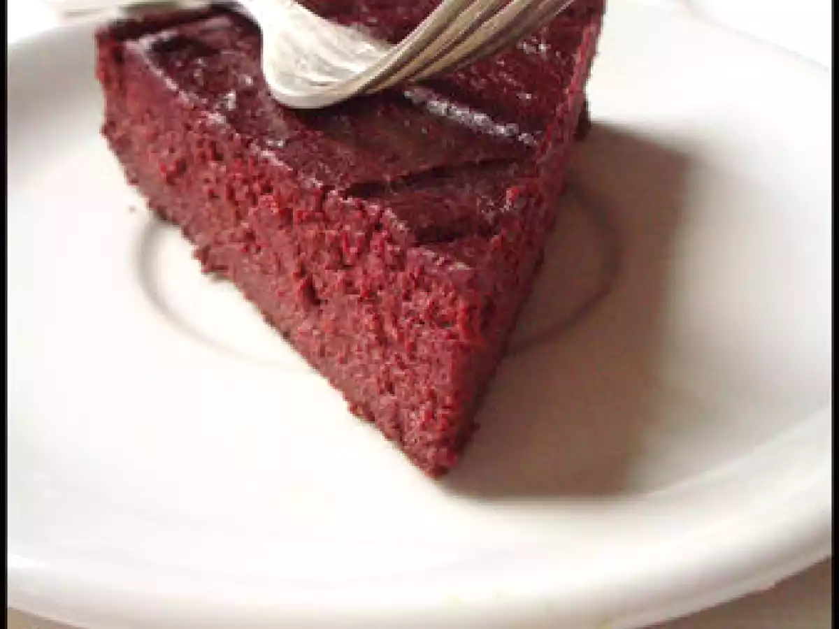 Fondant à la betterave et au chocolat