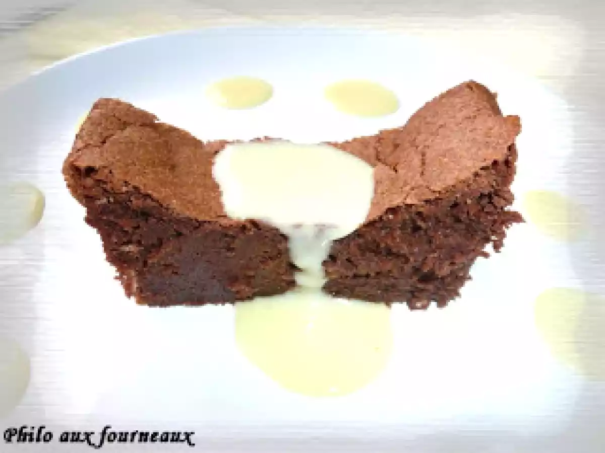 Fondant à la crème de marrons & au chocolat
