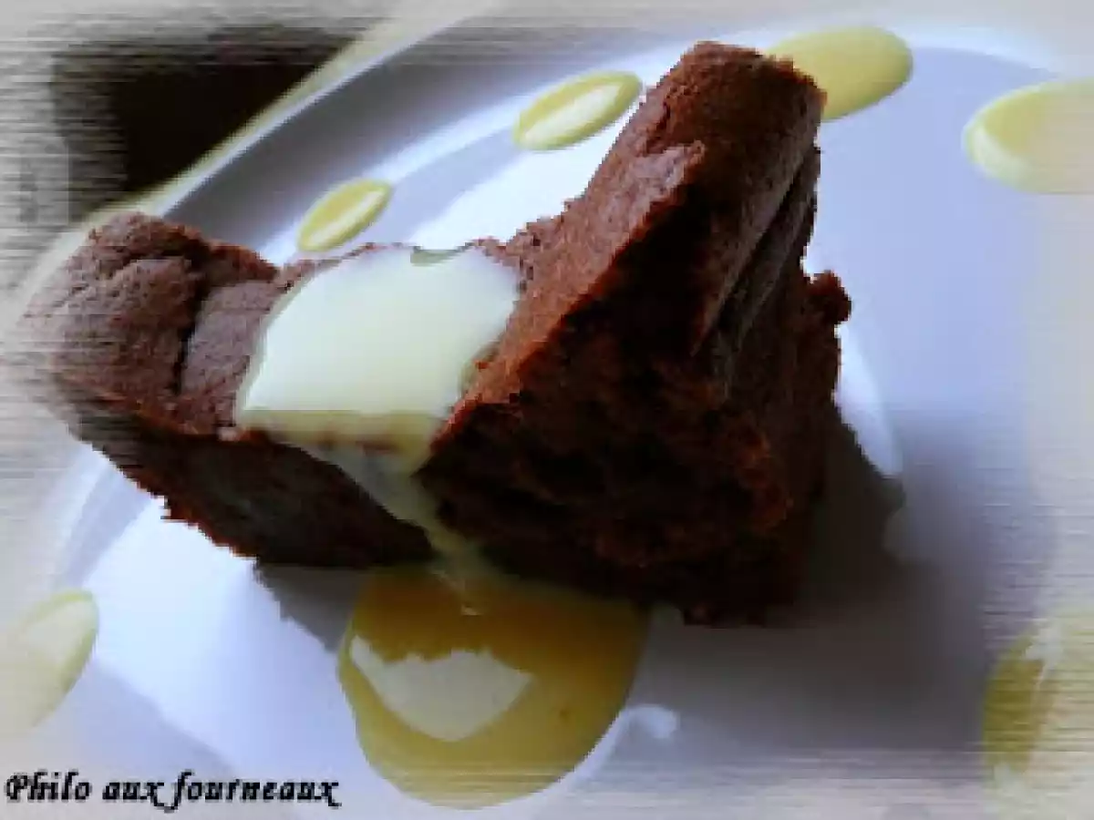 Fondant à la crème de marrons & au chocolat - photo 2