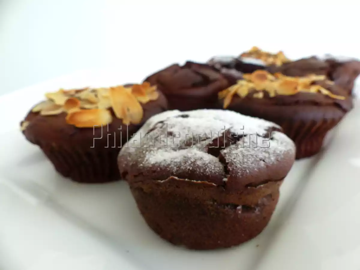 Fondant au chocolat et à l'avocat