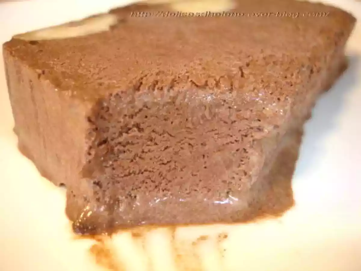 FONDANT AU CHOCOLAT ET A LA BANANE