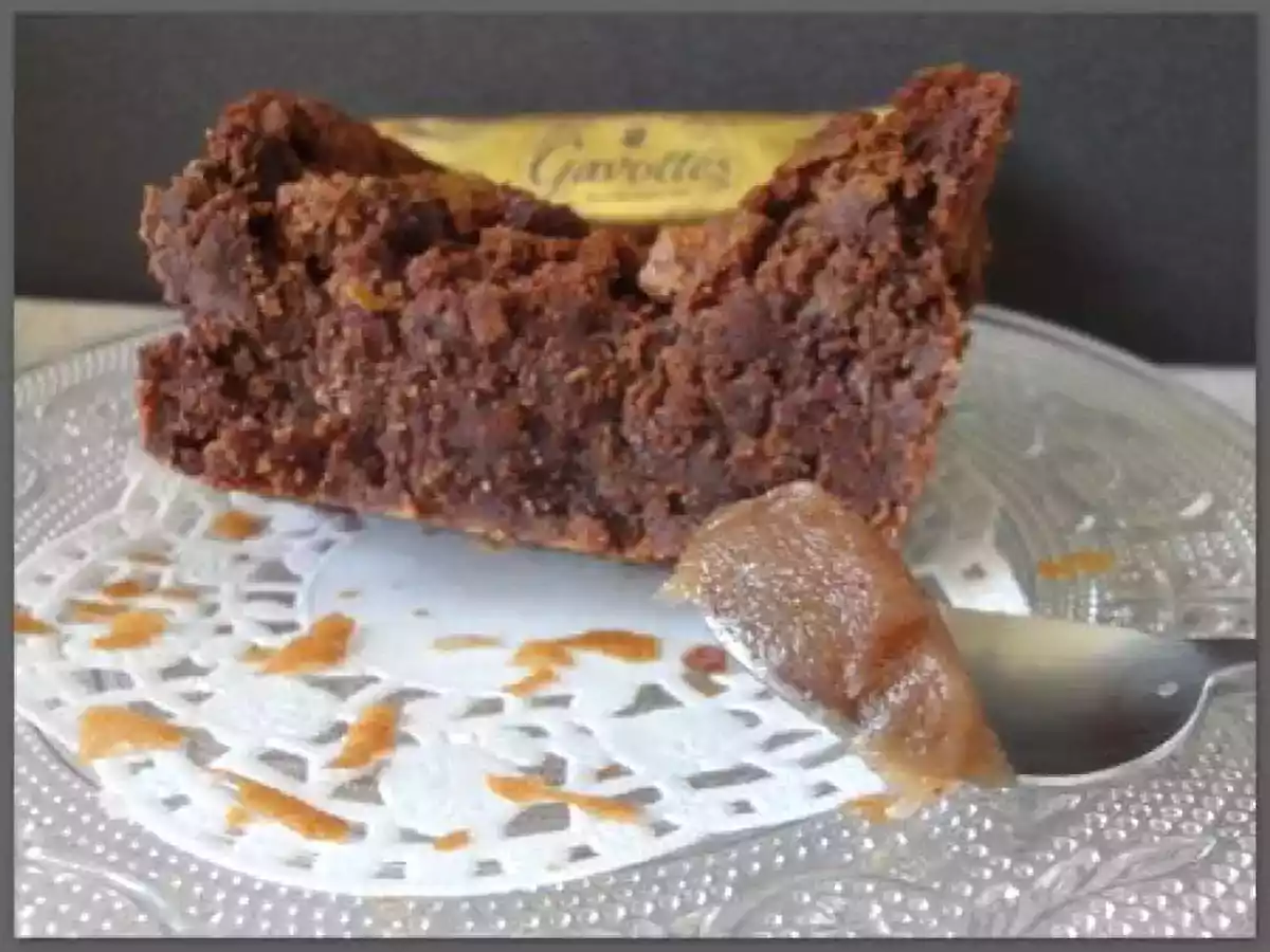 Fondant au chocolat et crème de marron aux Gavottes