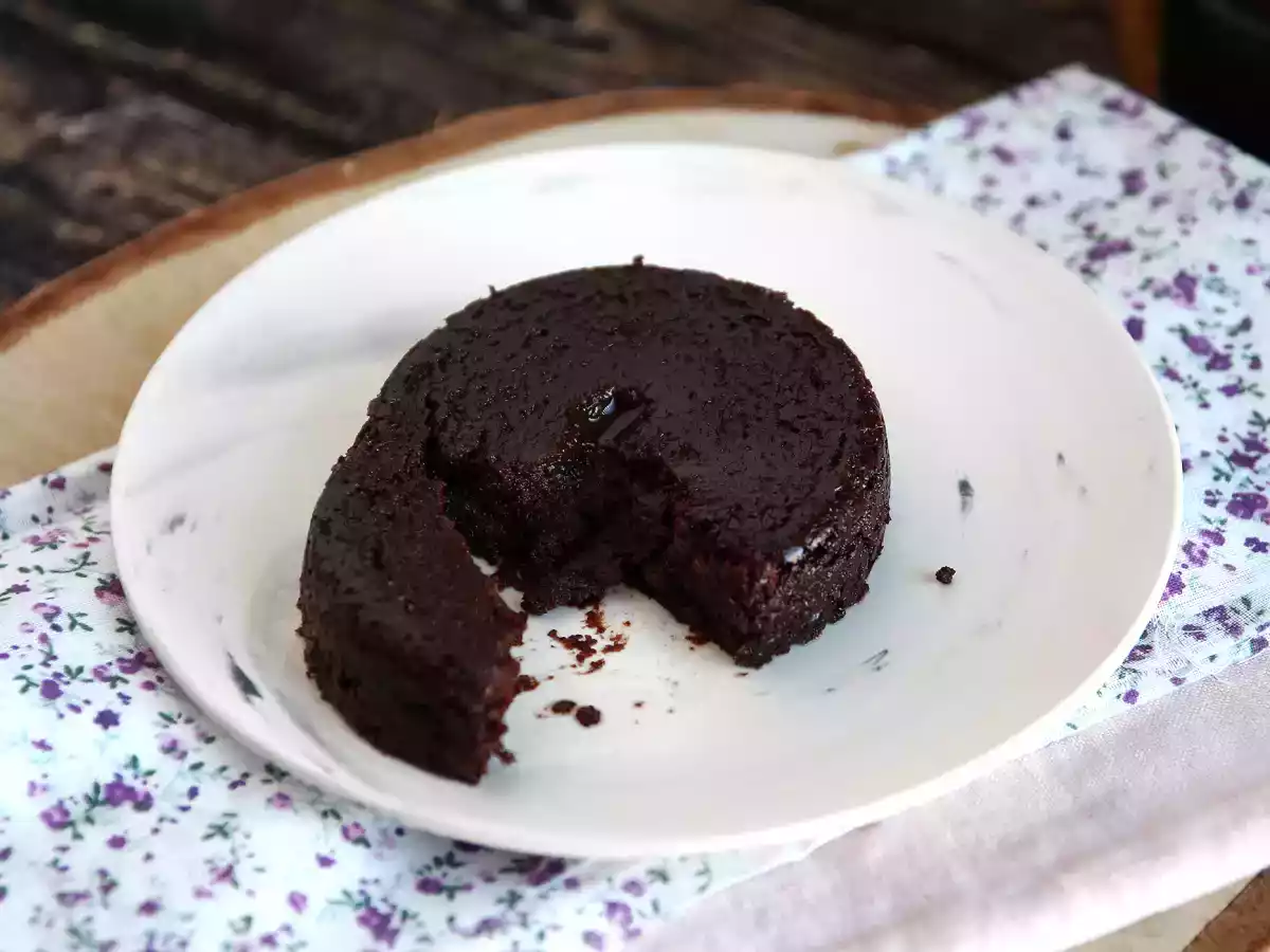 Fondant au chocolat hyper gourmand et sans sucre ajouté!