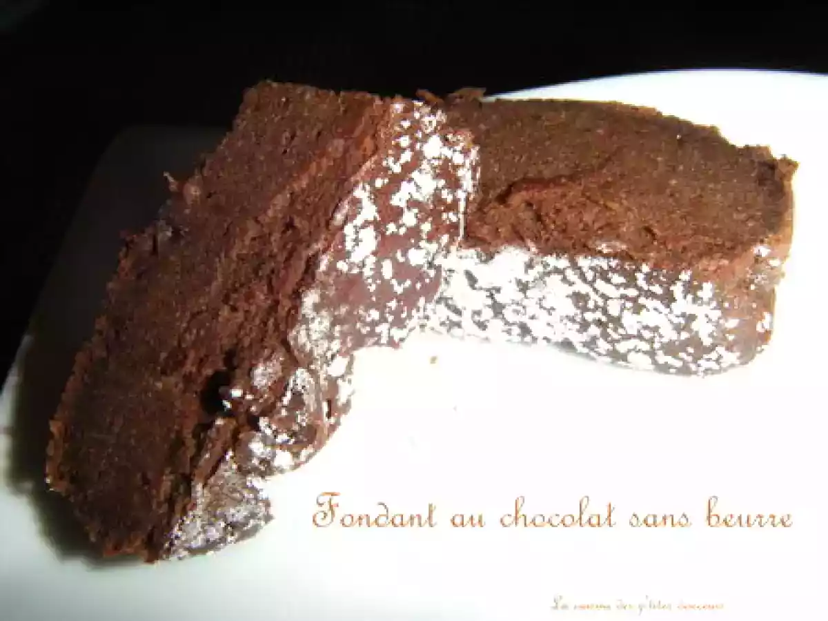 Fondant au chocolat sans beurre - photo 3