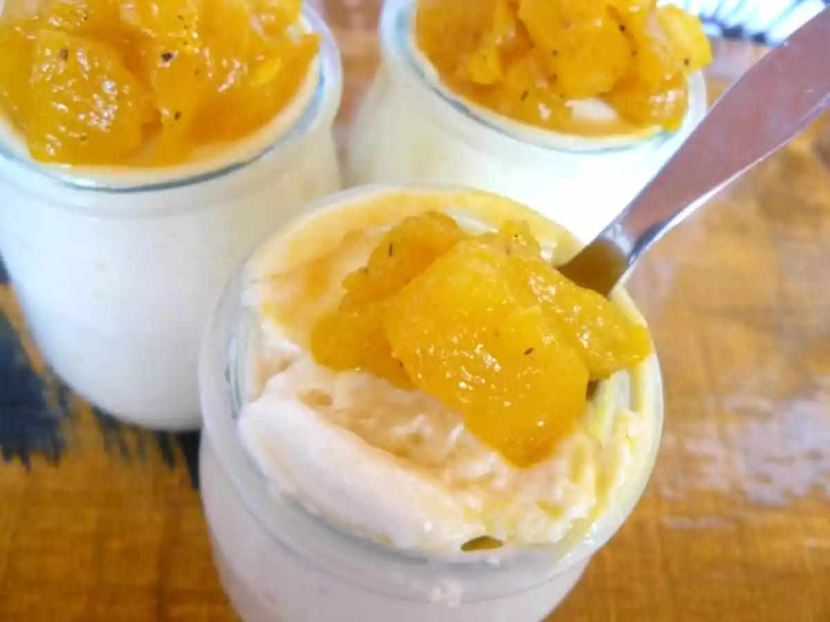 Fondant au citron et ananas confit au curcuma - photo 2