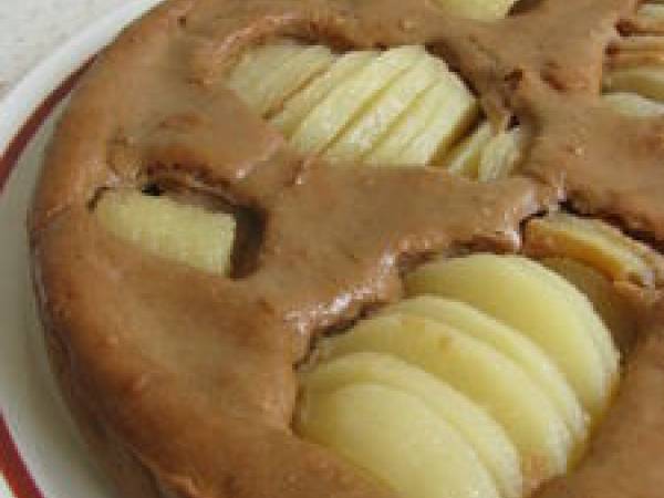 Fondant aux Spéculoos, poires et tofu soyeux