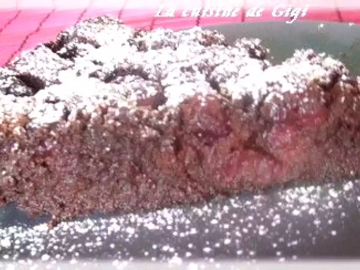 Fondant chocolat griottes