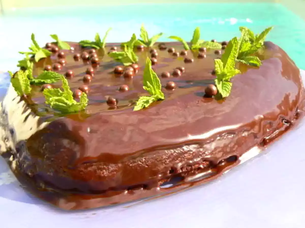 Fondant chocolat-menthe