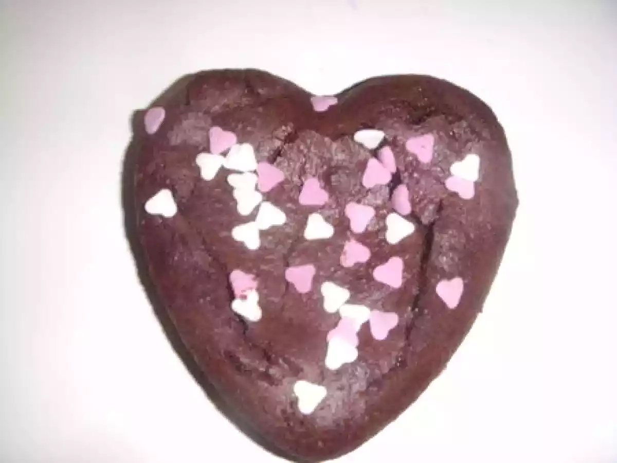 Fondant chocolat noir aux pépites saveur violette