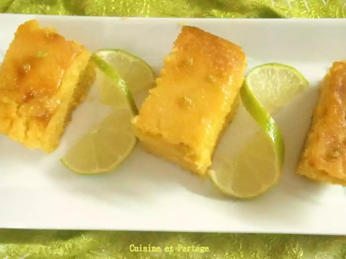 Fondant citron amandes d'alexandre ELKOUBY