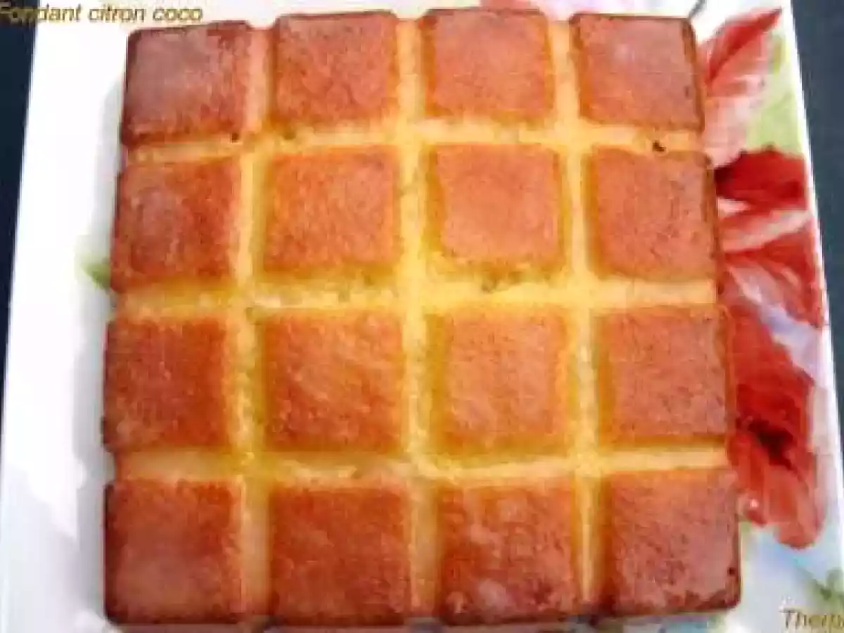 Fondant citron coco - photo 3