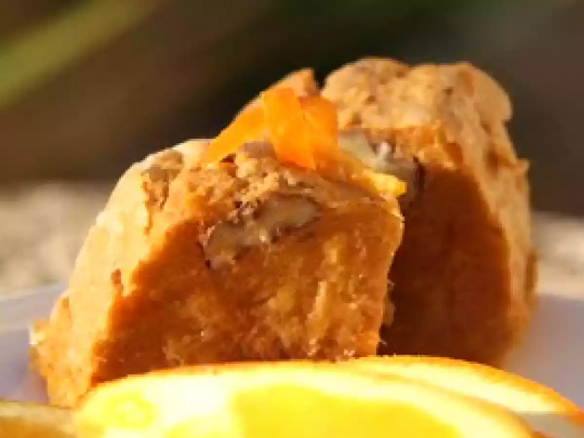 Fondant de patate douce au zeste d'orange et inclusions gourmandes