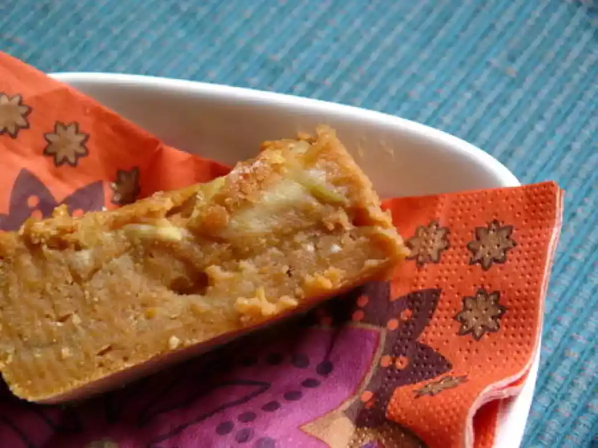 Fondant de patate douce aux pommes pompettes