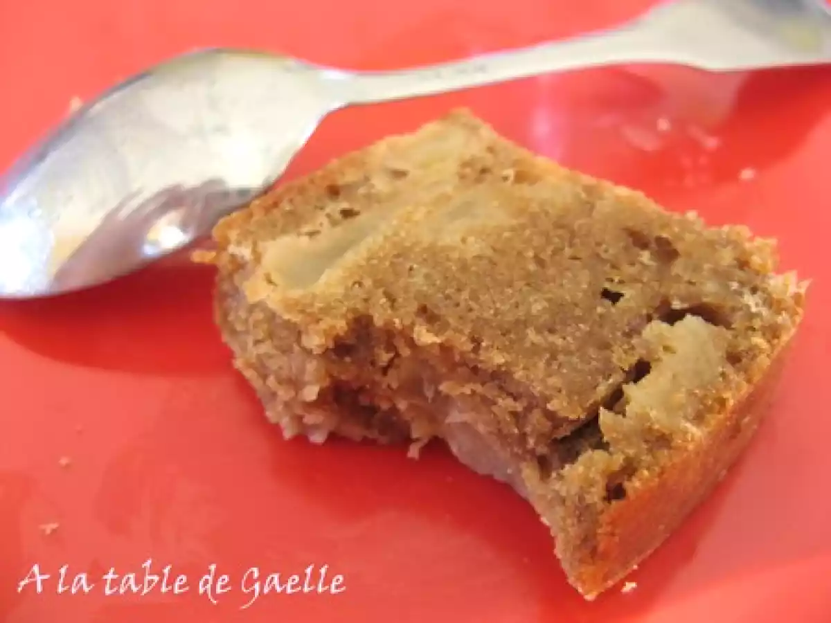 Fondant de speculoos aux pommes caramélisées